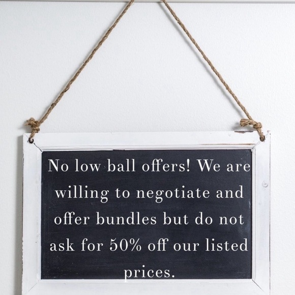 NO LOWBALL OFFERS PLEASE